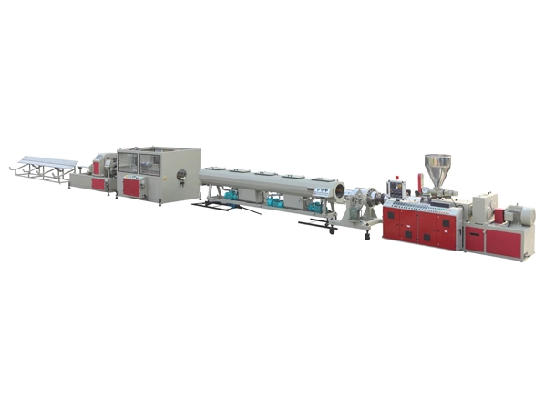 plastic pipe extrusion line