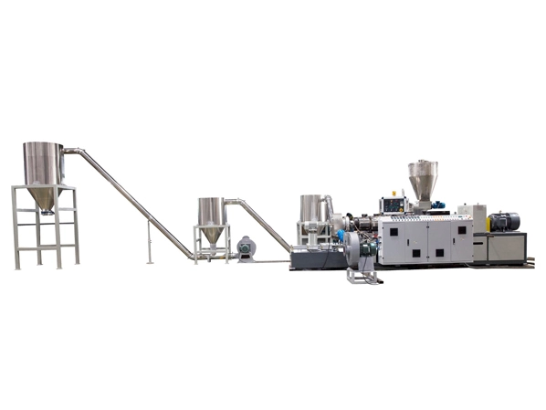 pvc pelletizing extrusion line