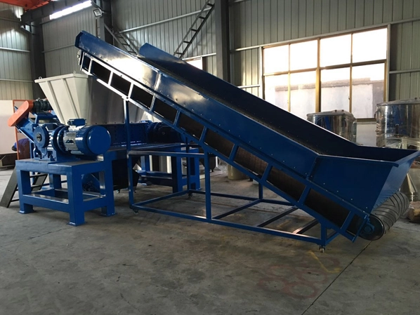 double shaft shredder machine