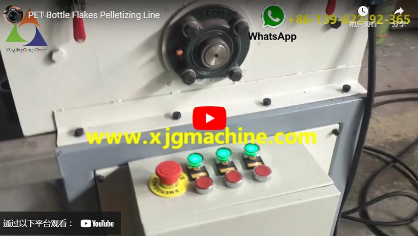 PET Bottle Flakes Pelletizing Line