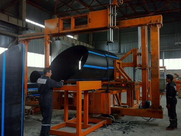 hdpe pipe cutting machine