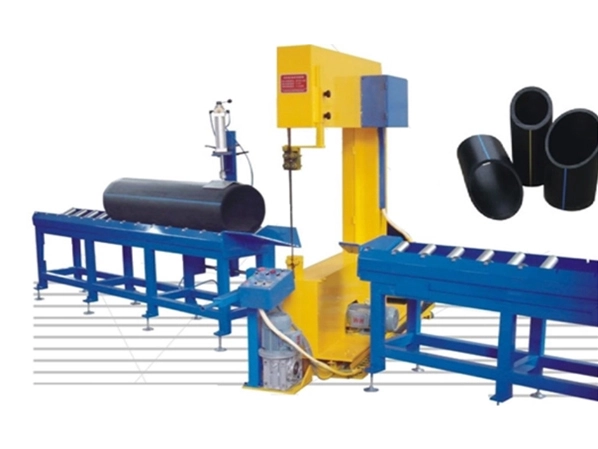 hdpe pipe cutting machine