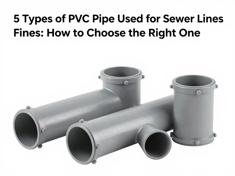 5 Types of PVC Pipe Used for Sewer Lines: How to Choose the Right One 5 Types of PVC Pipe Used for Sewer Lines: How to Choose the Right One